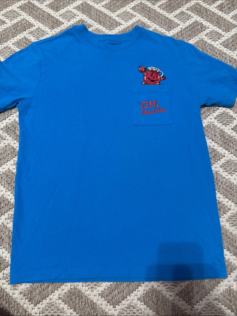 Tailgate Koolaid Man men’s small Royal Blue T Shirt